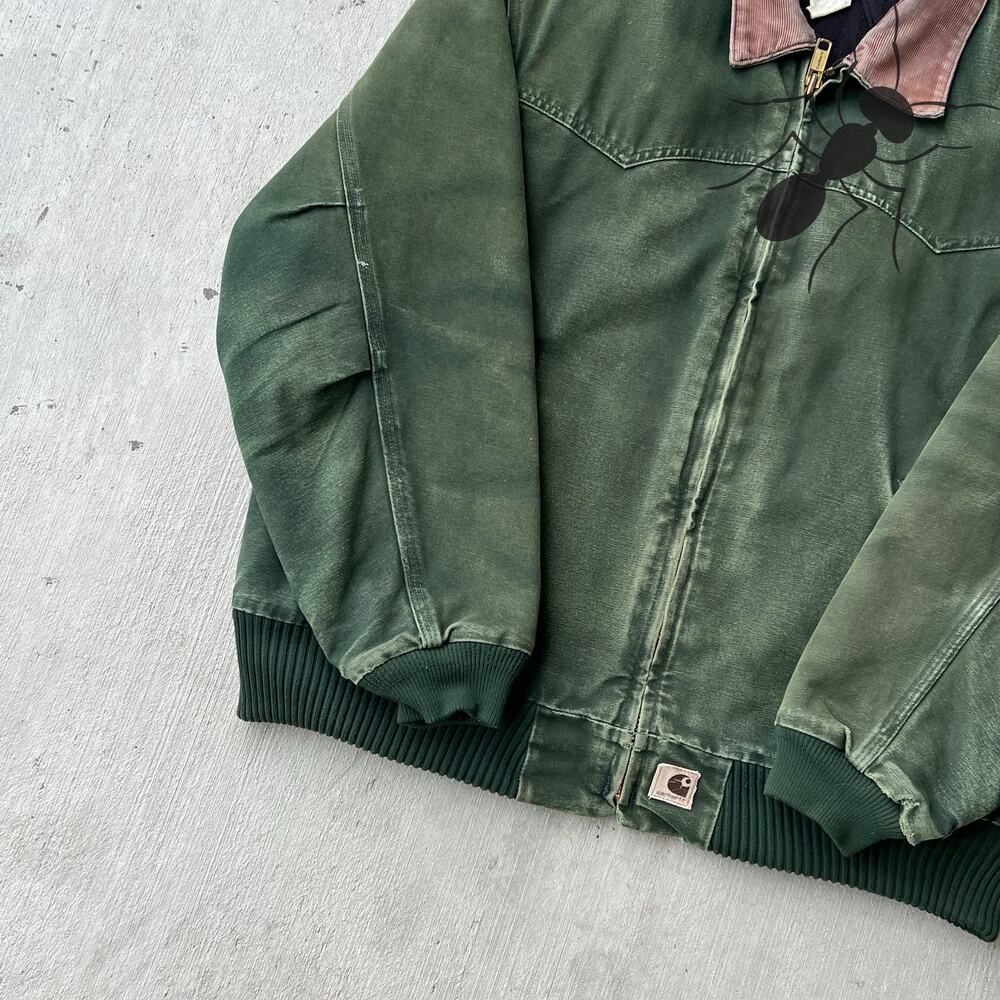 Carhartt J14 SPC green santa fe work wear jacket - Picture 9 of 15
